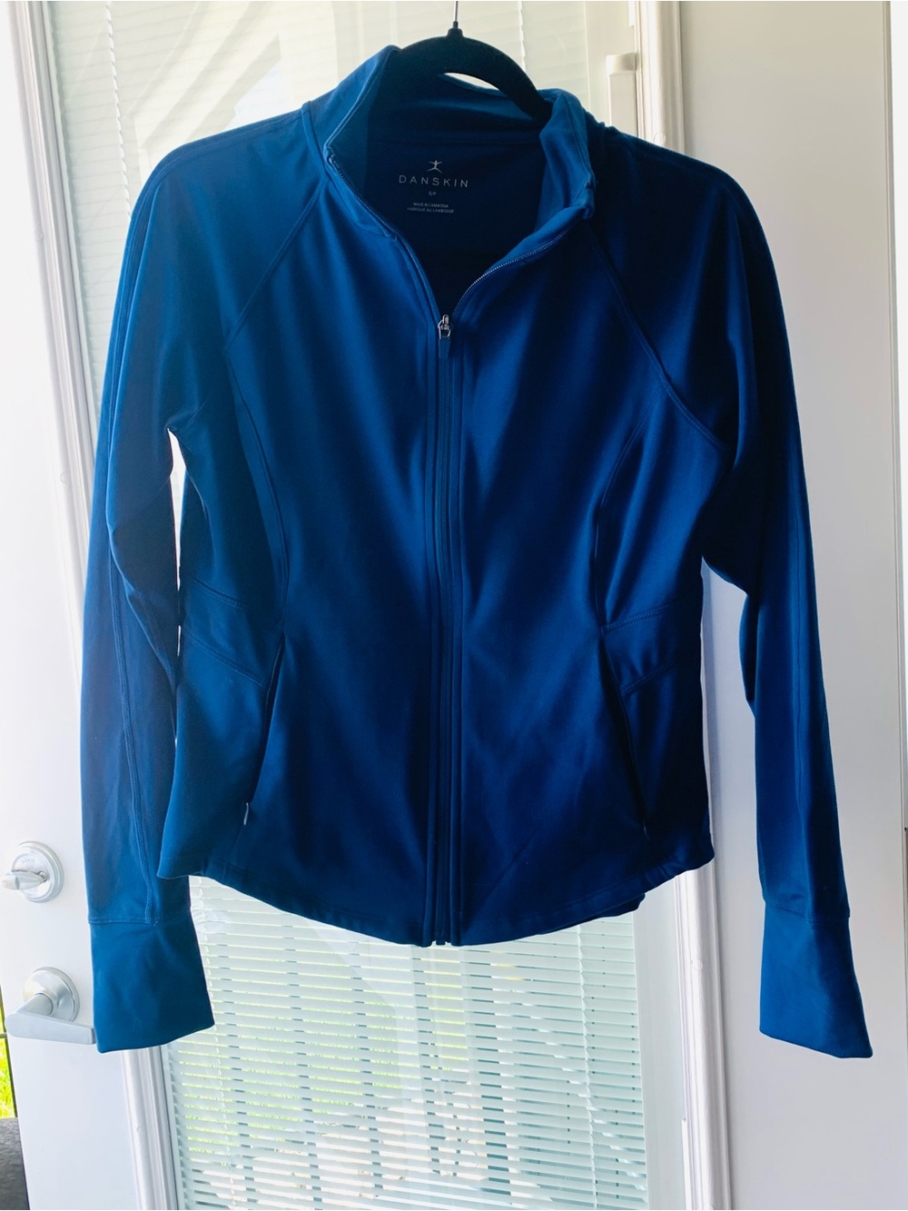 NWOT Danskin Royal Blue Athletic Zip-up